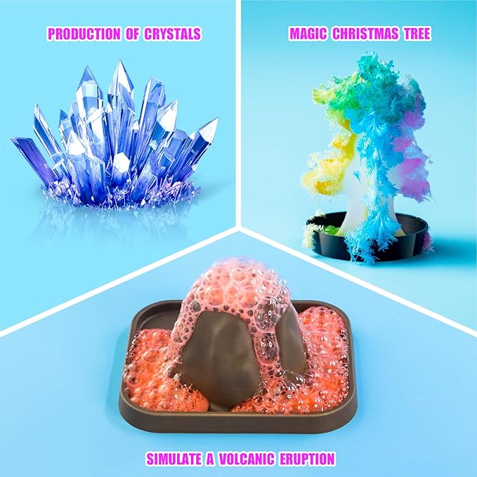 70+ Lab Experiments Science Kits for Kids - STEM Projects Educational Scientific Toys for Kids 4 5 6 7 8 9 10 12 Years Old, Christmas Birthday Gifts for Boys and Girls, Chemistry Set