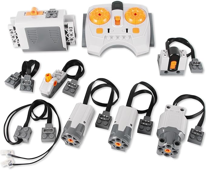 9-in-1 Motor Kit Compatible with Lego Technic, Motor Set with Powerful Motors, Advanced Control Functionality, Ultimate Compatibility
