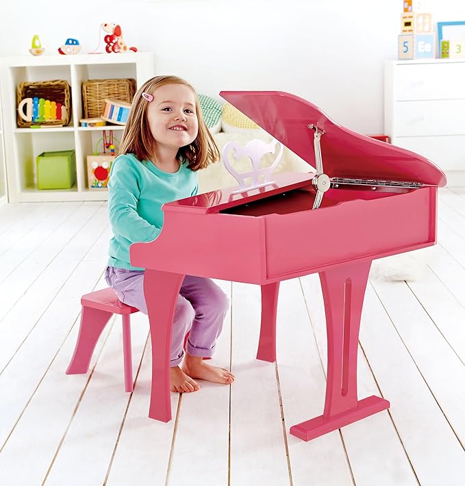 Hape Early Happy Melodies Grand Piano, Pink