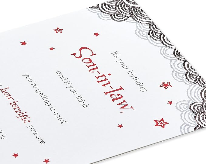 American Greetings Birthday Card for Son-in-Law (How Terrific)