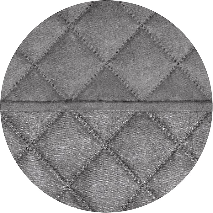 PureFit Reversible Quilted Sofa Cover, Water Resistant Medium Slipcover Furniture Protector, Washable Couch Cover with Non Slip Foam and Elastic Straps for Kids, Dogs, Pets (Loveseat, Gray/Gray)