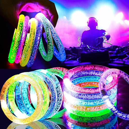 90 PCS Led Glow Sticks Bracelets Glow In the Dark Party Supplies, Light Up Bracelets Glow Party Favors for Kids Adults, Party Supplies for Christmas, Halloween, New Year Party Light Up Toys Gifts (90)
