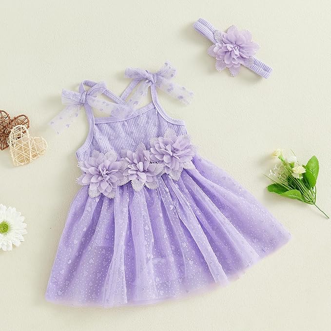 Baby Girl Clothes Daisy Ribbed Bodysuit Sleeveless Romper Dress Summer Outfit for Girls Newborn 3 6 9 12 18 Months