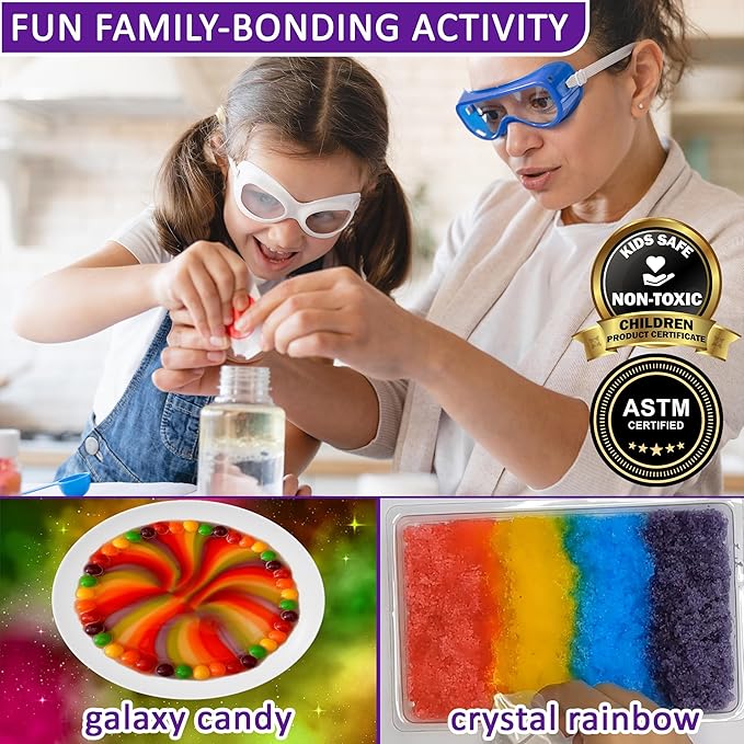 Jim&Gloria Science Kits for Kids 5 7 8 12 Year Old Birthday Gift for Girls Boys, Learning Educational Toy, Stem Toys Chemistry Experiments, DIY Volcano Project Set, Easter Gifts for Kids