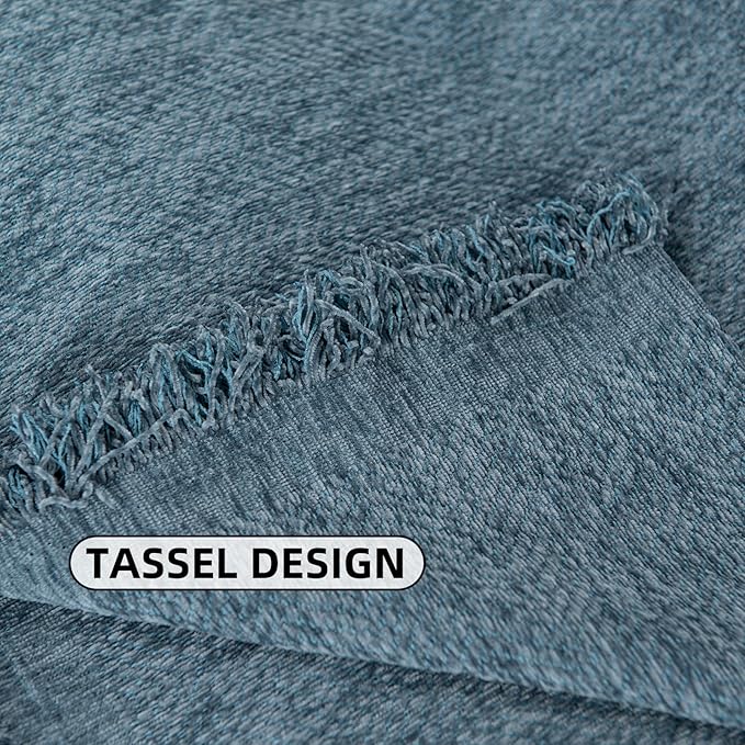 Recliner Chair Covers Lazy Boy Recliner Covers Armchair Cover Blanket Sofa Thick Soft Fabric Living Room Bedroom Throw Washable Sofa Slipcovers for Pets Kids (Grayish Blue)