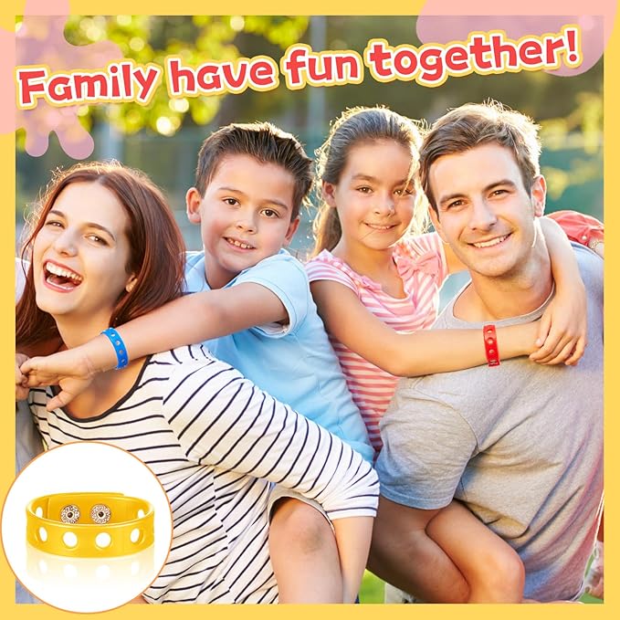 Aoriher 20 Pieces Silicone Charm Bracelets Kids Valentine's Day Silicone Wristband Gift Adjustable Rubber Bracelet with Holes for Shoe Charm First Day of School Party Favors(Multicolored)