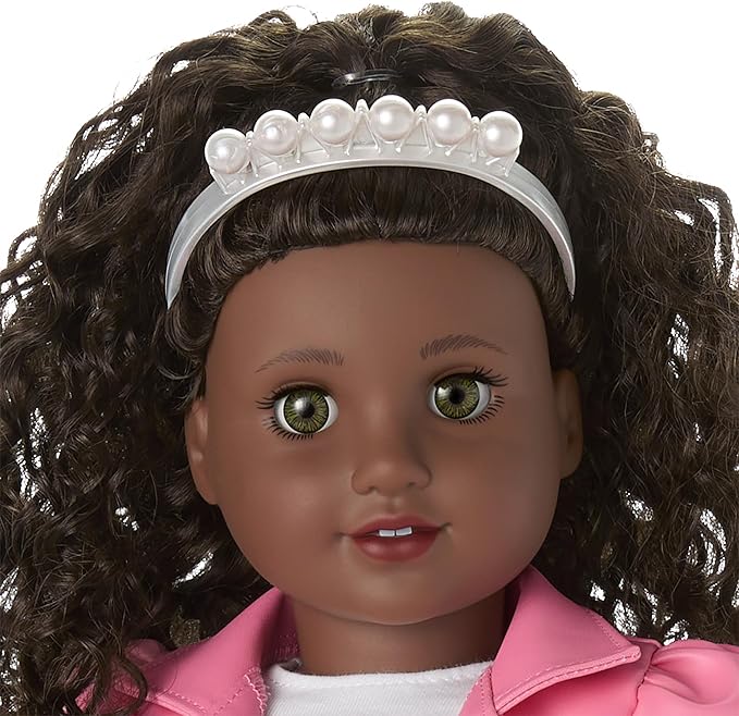 American Girl Truly Me 18-inch Doll Celebrity Chic Outfit with Jacket, Top, Skirt, Flats, and Ankle Straps, for Ages 6+