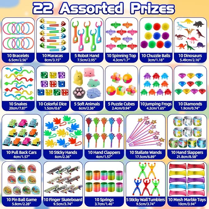 Amy&Benton Fidget Toy Assortment Party Favors for Kids Birthday Goodie Bag Fillers Pinata Toys Prizes for Kids Classroom Rewards