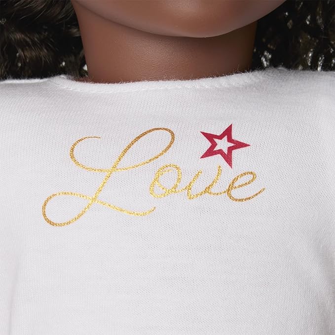 American Girl Truly Me 18-inch Doll Celebrity Chic Outfit with Jacket, Top, Skirt, Flats, and Ankle Straps, for Ages 6+