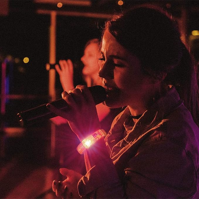 14pcs Glow Bracelets with 14pcs Spare Batteries Glow in The Dark Bracelets Toys for Party Favors