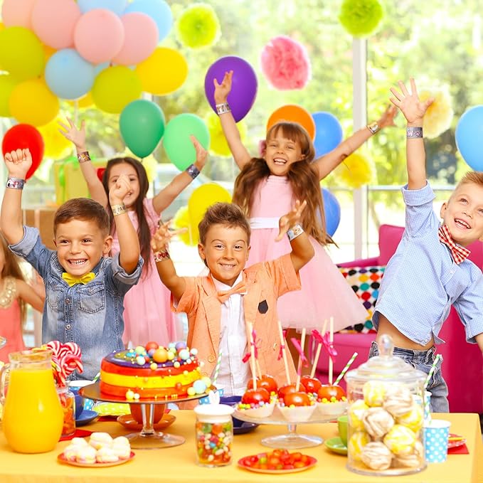 40 Pieces Puppy Party Supplies Dog Cat Slap Bracelets Sweet Cats You Are Paw Some Bracelets for Kids Pet Party Decorations Paw Print Snap Wristbands for Pet Theme Party Birthday Dog Party Favors (Dog)