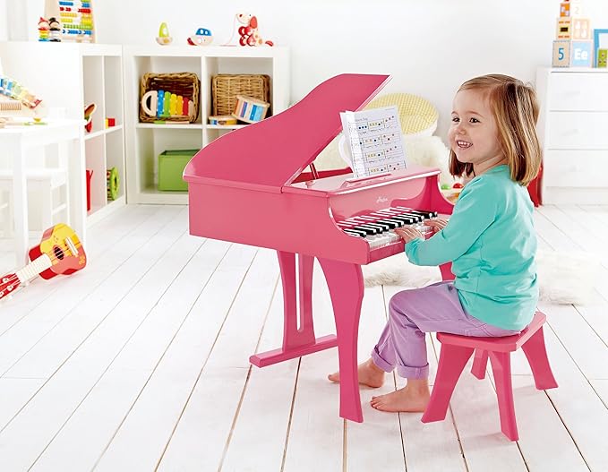 Hape Early Happy Melodies Grand Piano, Pink