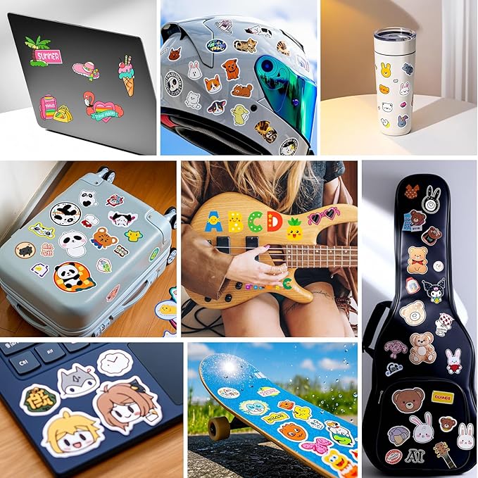 60 Sheets Premium Printable Vinyl Sticker Paper for Inkjet Printers Glossy White 8.5x11 Inch Waterproof & Vibrant Colours Retains Ink Well Tear Resistant Great for Cutting Machines