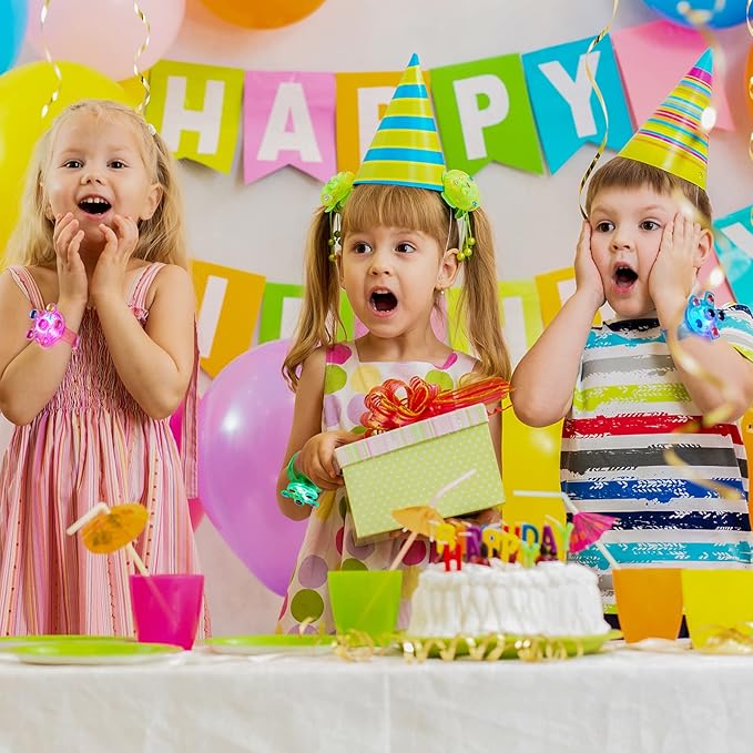 24Pcs Glow in The Dark Party Favors for Kids 8-12, Halloween Gifts LED Light Up Toys Neon Party Favors for Encanto Cocomelon Birthday Christmas Goodie Bag Stuffers