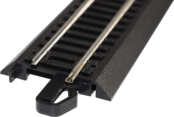 Bachmann Trains Snap-Fit E-Z TRACK WORLD’S GREATEST HOBBY TRACK PACK - Steel Alloy Rail With Black Roadbed - HO Scale , White Medium