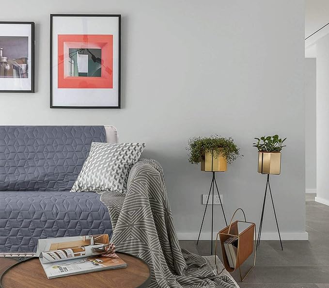 Ameritex Couch Sofa Slipcover 100% Waterproof Nonslip Quilted Furniture Protector Slipcover for Dogs, Children, Pets Sofa Slipcover Machine Washable (Light Grey, 78'')