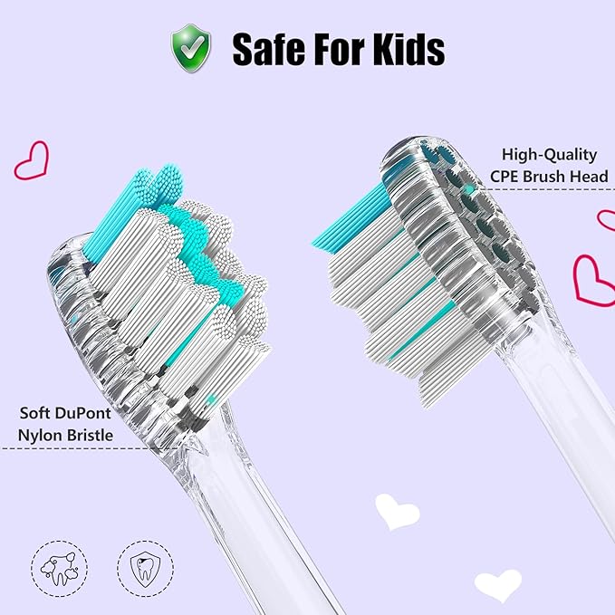 Kids Electric Toothbrush Toddler Toothbrush Age 2-4-8-12 Electric Toothbrush Kids with Timer Rainbow LED Light Up Vibrating Toothbrush Battery Operated Childrens Sonic Tooth Brush (Green Giraffe)