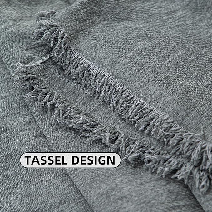 Recliner Chair Covers Lazy Boy Recliner Covers Armchair Cover Blanket Sofa Thick Soft Fabric Living Room Bedroom Throw Washable Sofa Slipcovers for Pets Kids (Gray)