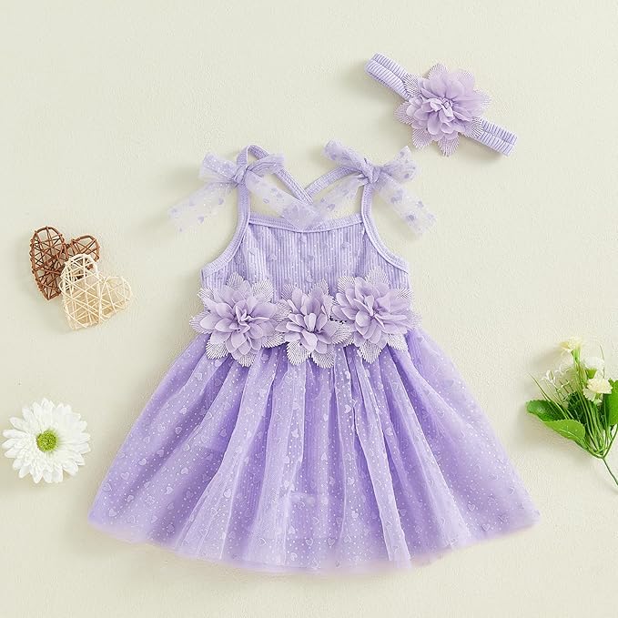 Baby Girl Clothes Daisy Ribbed Bodysuit Sleeveless Romper Dress Summer Outfit for Girls Newborn 3 6 9 12 18 Months
