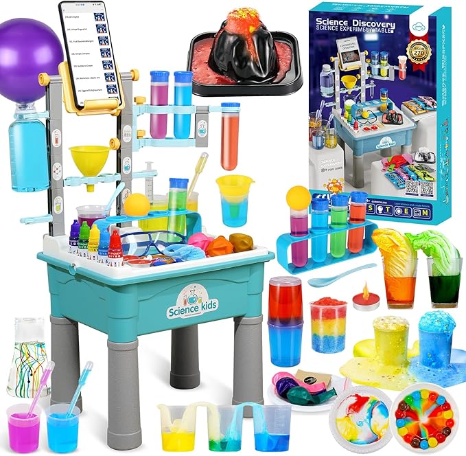 BATURU Science Kits for Kids 4-5-6-7-8-12- 270+ Science Experiments with Table & Smartphone Stand - Kids Science Kits Birthday Gift Ideas for Boys & Girls