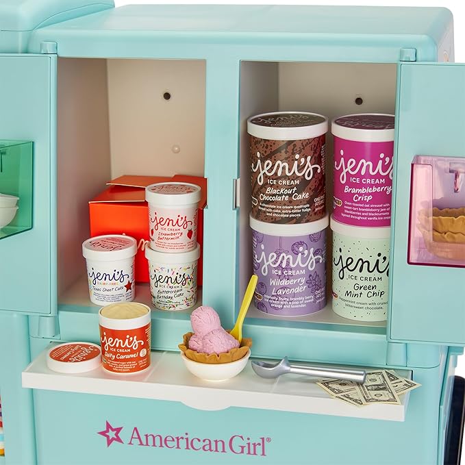 American Girl x Jeni's Full of Flavor Ice Cream Truck for 18-inch Dolls (Dolls Sold Separately)