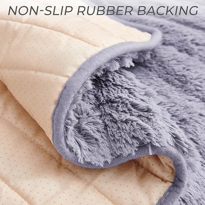 RBSC Home Plush Recliner Slipcover 23 Inches Chair Covers Artificial Wool Lazy Boy Cover Quilted Cover for Recliner Chairs and Furniture Soft Warm