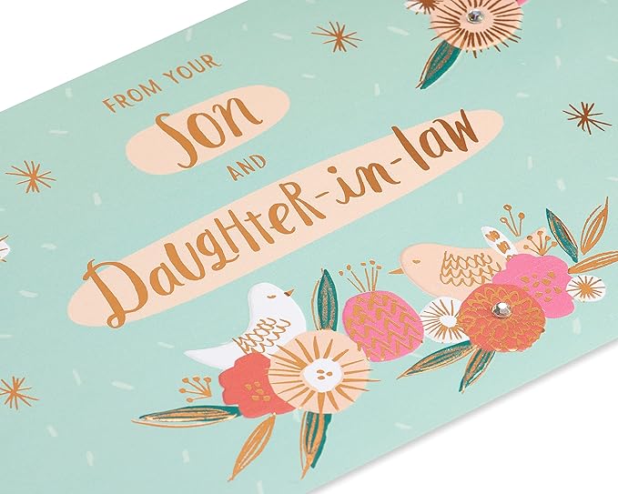 American Greetings Mothers Day Card from Son and Daughter-in-Law (Straight from Our Hearts)