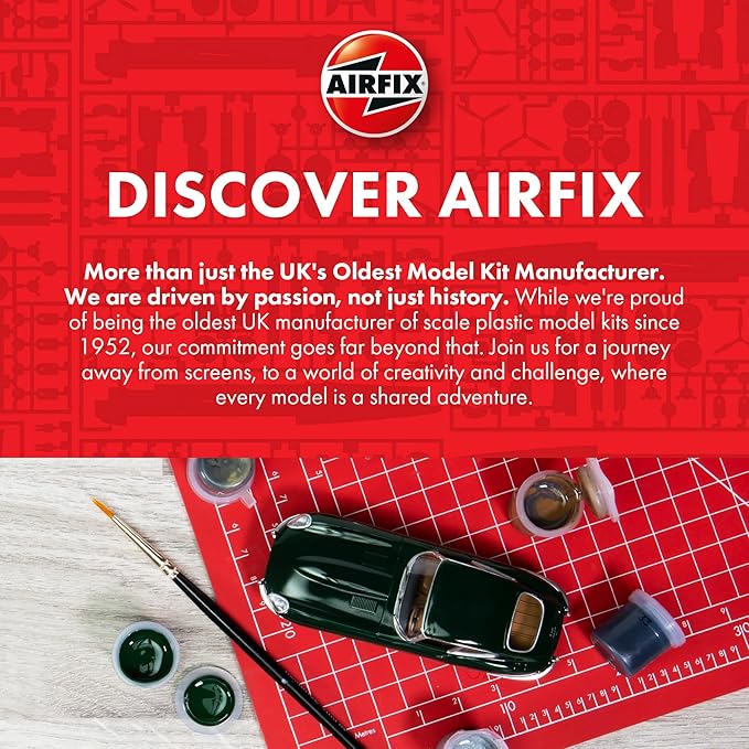 Airfix Model Airplane Kit Model - A06015A North American B-25C/D Mitchell, Plastic Plane Model Kits for Adults & Kids, Skill Level 3, 1:72 Scale WW2 Military Aircraft Models - Real Aeroplane Models