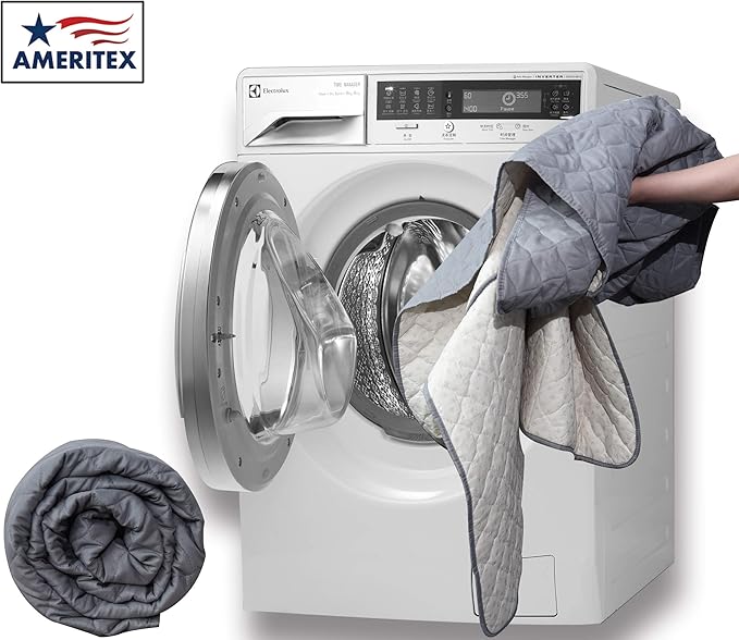 Ameritex Couch Sofa Slipcover 100% Waterproof Nonslip Quilted Furniture Protector Slipcover for Dogs, Children, Pets Sofa Slipcover Machine Washable (Light Grey, 78'')