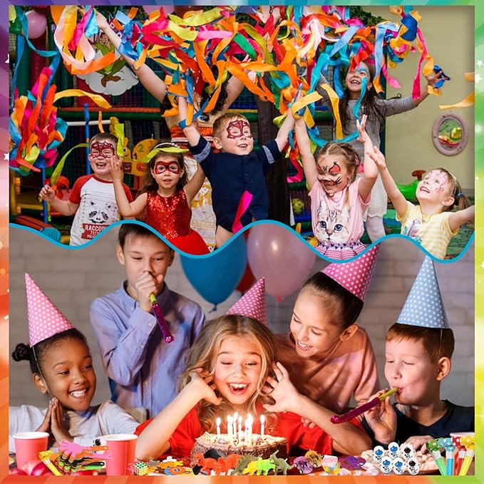 600+ Party Favors for Kids - Fidget Toys Pack - Goodie Bags Stocking Stuffers - Party Toys Assortment - Treasure Box Birthday Party Gift - Carnival Prize - Pinata Sensory Toys - Classroom Rewards Toys