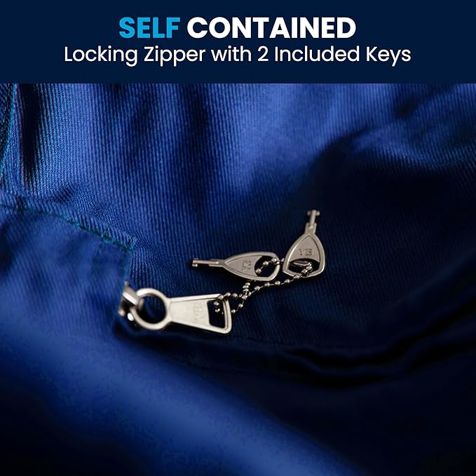 Flash Furniture Duncan Oversized Bean Bag Chair for Kids and Adults, Foam-Filled Beanbag Chair with Machine Washable Cover, Royal Blue