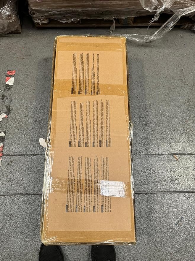 Teamson Kids Little Chef Berlin Kids Play Kitchen with 6 Kitchen Accessories, Wooden Play Kitchen Set for Toddlers with Subway Tile Backsplash, Gold Hardware, & Storage Shelves, Blue/White