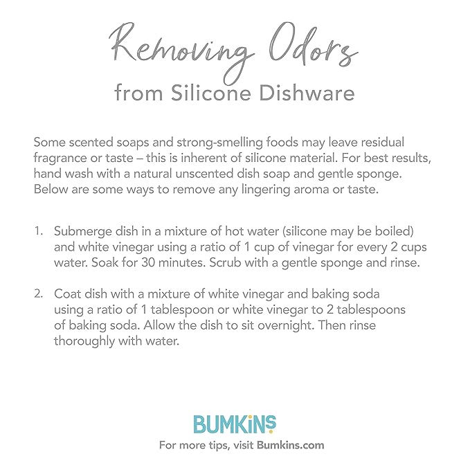 Bumkins Baby Bowls, Disney Minnie Mouse Silicone Baby Feeding Set, Suction Bowls for Baby and Toddler with Spoon, First Feeding Set, Platinum Silicone Bowl for Babies 4 Months