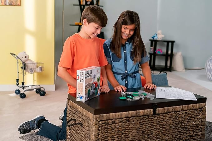 4M Green Science Solar Rover, DIY STEAM Powered Kids Science Kit, Boys & Girls Ages 5+