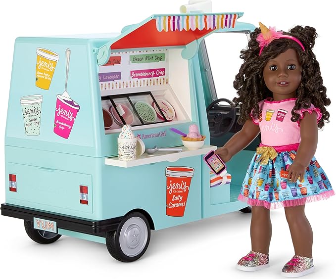 American Girl x Jeni's Full of Flavor Ice Cream Truck for 18-inch Dolls (Dolls Sold Separately)