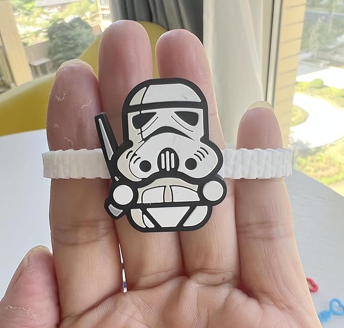 15 Pack Rubber Bracelets Wristband Bracelets for Birthday Party Supplies Favors Prize Rewards (15PCS StarWars)