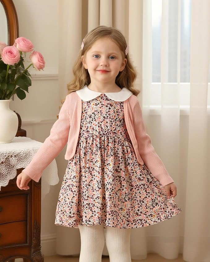 Mioglrie Toddler Baby Girl Dress Fall Winter Outfits Coat Baby Girls Dresses 6 9 12 18 24 Months 2t 3t Girl Clothes