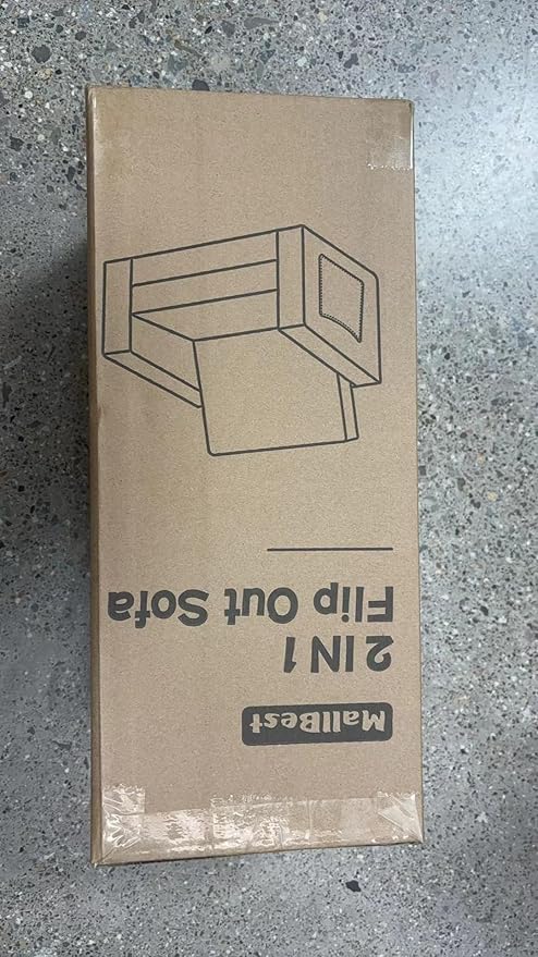 MallBest Kids Sofas Toddler Couch Bed Baby's Upholstered Chair Sleepover Couch Flipout Open Recliner(Pink/Rainbow)…