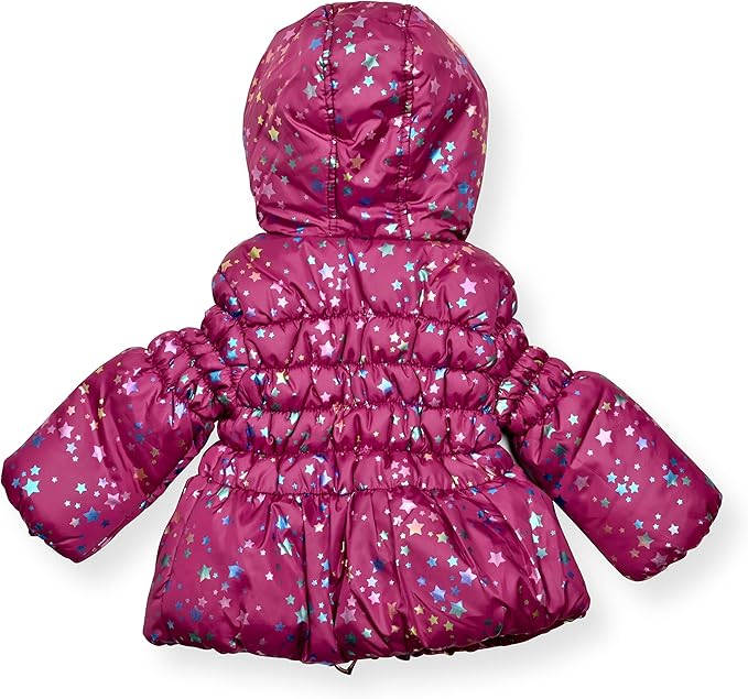 Arctic Quest Little Girls Bib Snow Pants and Ski Jacket Water-Resistant Snowsuit For Kids Winter Jacket For Girls