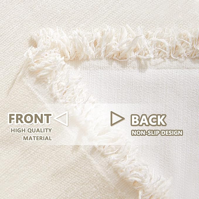 MYSKY HOME Couch Cover for Pets Beige Couch Covers for 3 Cushion Couch Sofa Couch Cover Sectional L Shape Chenille Couch Cushion Covers for Pets, Furniture Protector Cover for Dogs, Kids, 91" X150"