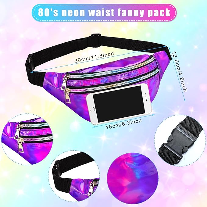 Giegxin 2 Set 80s Leg Warmers Set for Girls Kids Neon Ribbed Knit Leg Warmers Fitness Headband Wristbands for Cosplay Party