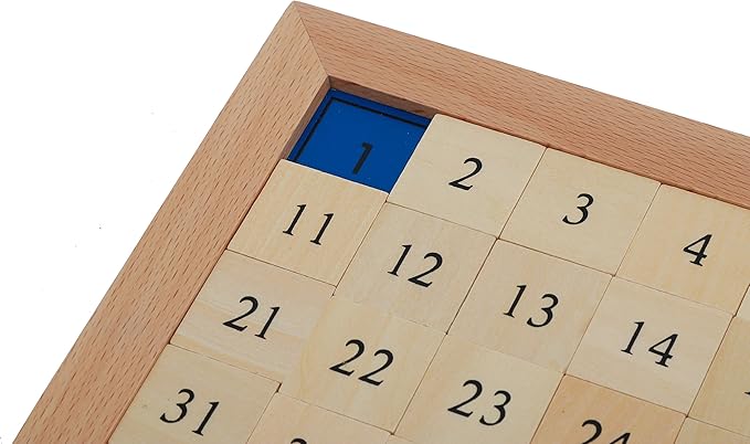 Adena Montessori Hundred Board - Montessori Educational Learning Math Toys for Kids