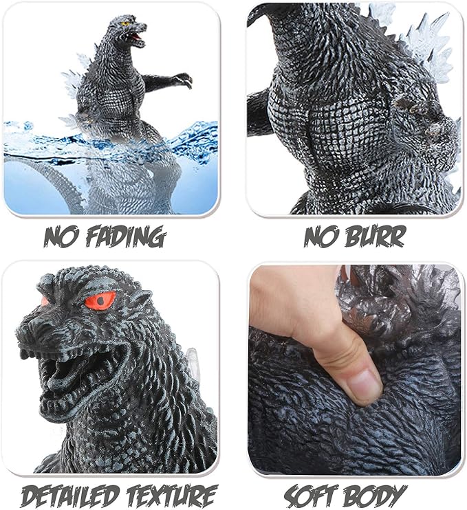 18''X12''X7'' Standing Dinosaur Model Action Figures Soft Touch Vinyl Plastic Dino Toy for Kids Boys