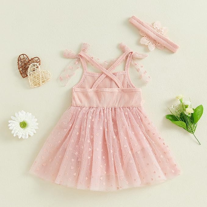 Baby Girl Clothes Daisy Ribbed Bodysuit Sleeveless Romper Dress Summer Outfit for Girls Newborn 3 6 9 12 18 Months