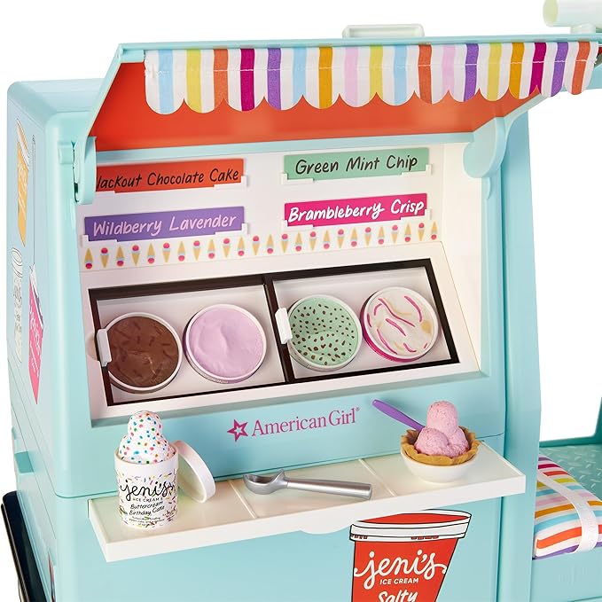 American Girl x Jeni's Full of Flavor Ice Cream Truck for 18-inch Dolls (Dolls Sold Separately)