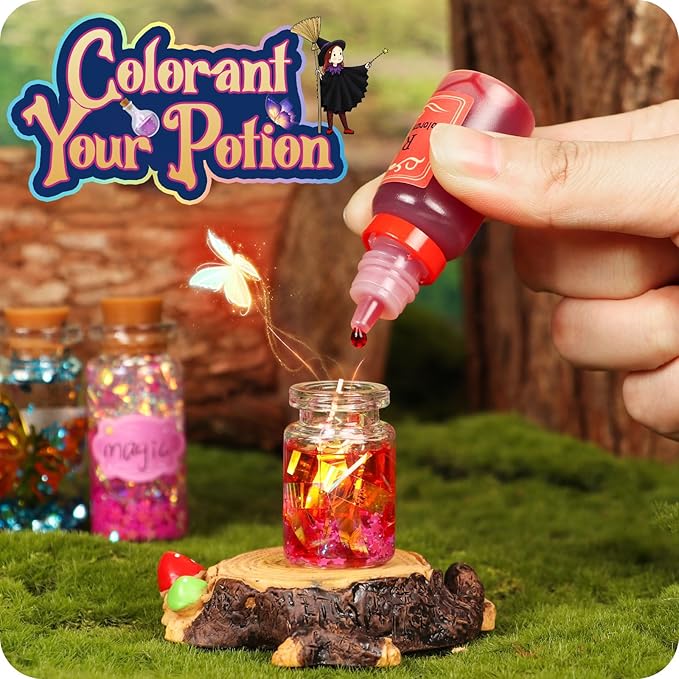 Alritz Fairy Mixies Potion Kits for Kids, 20 Bottles Magic DIY Mixies Potions, Christmas Decorations Families Party Ornaments Creative Crafts Toys Gifts for Girls and Boys Ages 6 7 8 9 10 11+