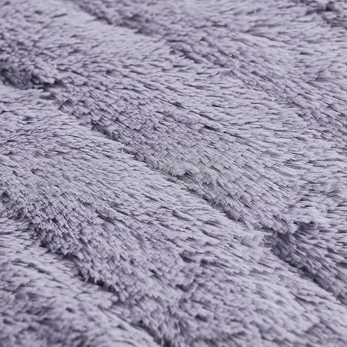 RBSC Home Plush Recliner Slipcover 30 Inches Chair Covers Artificial Wool Lazy Boy Cover Quilted Cover for Large Recliner Chairs and Furniture