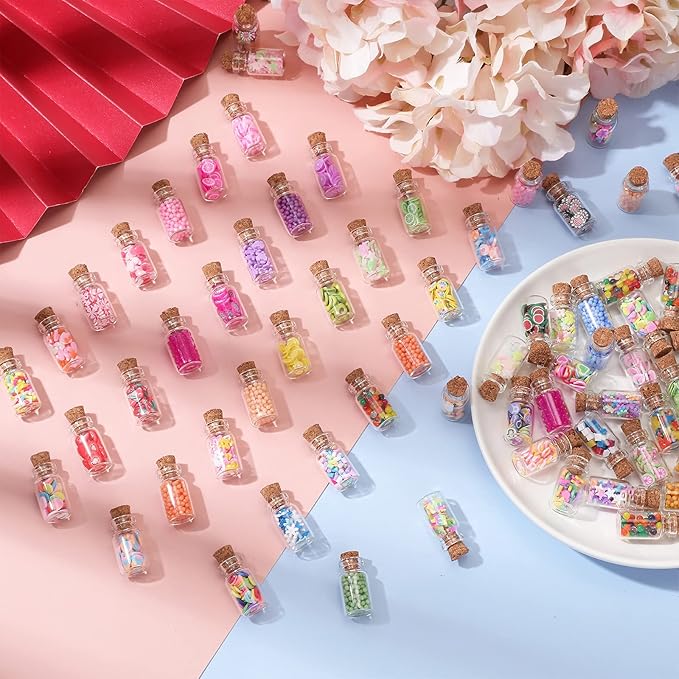 70 Pieces Cute Miniature Dollhouse Food Jar Glass Bottle 1:12 Pretend Play Doll House Kitchen Decoration 1:6 Fruit Candy Snack Mold Mini Kitchen Food Model Dollhouse Accessories for Girls Kids Boys