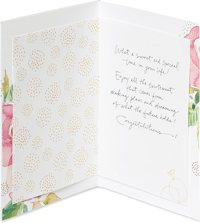 American Greetings Engagement Card - Designed by Kathy Davis (Sweet and Special)