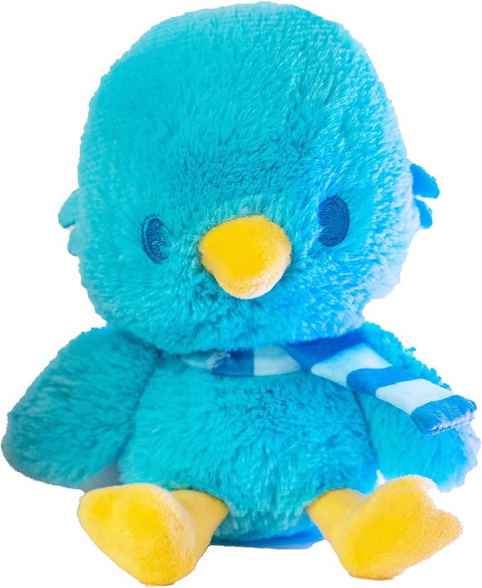 KIDS PREFERRED Harry Potter Ravenclaw Blue Raven Plush Stuffed Animal with Blue Stripped Scarf Hogwarts House Collectible for Babies, Toddlers, and Kids 6 Inches